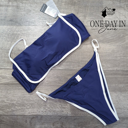 Relleciga Crop Bikini Swimsuir Size XL