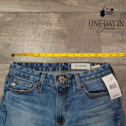 AG Adriano Goldschmied Crop Jeans Blue Flare NWT $215 Size 4 (27)