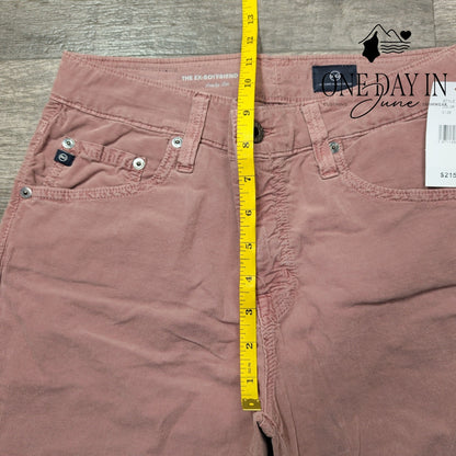 AG Adriano Goldschmied The Ex-Boyfriend Slim Corduroy Pants NWT $215 Size 4 (27)