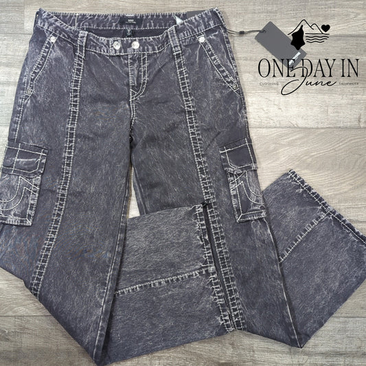True Religion Bobbi Low Rise Baggy Jeans Size 28 (6)