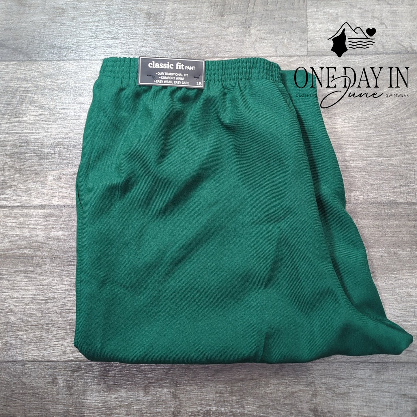 Alfred Dunner Classic Fit Pull On Pants Size 18