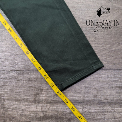 AG Adriano Goldschmied Farrah Skinny Ankle Jeans Green High Rise NWT Size 4 (27)