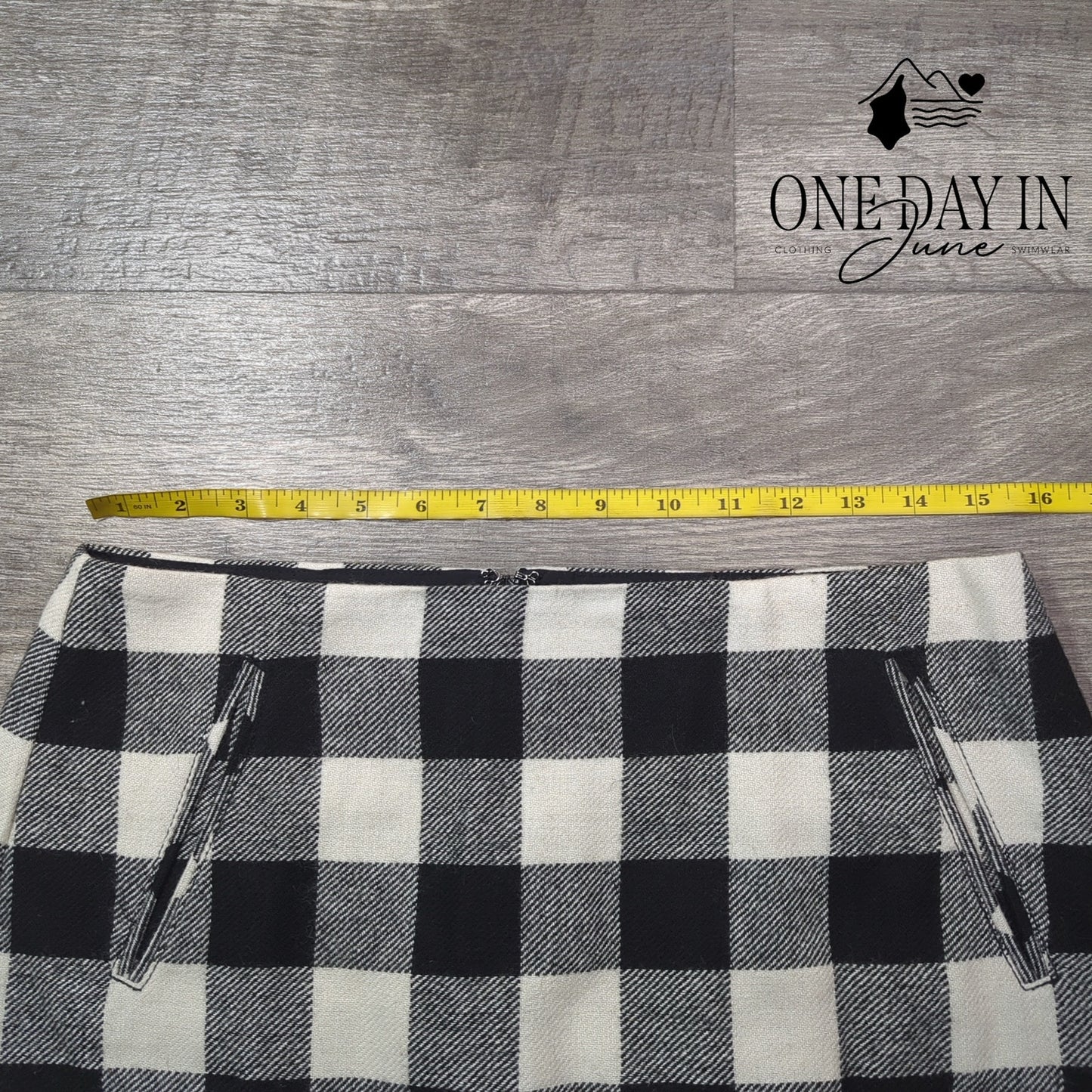 Talbots Petite Wool Lined Mini Skirt Size 8P