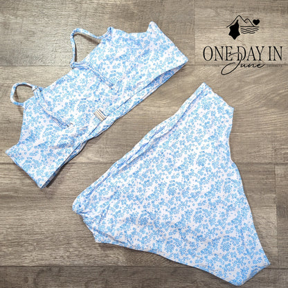 Moshengqi High Waist Bikini Swimsuit Size L