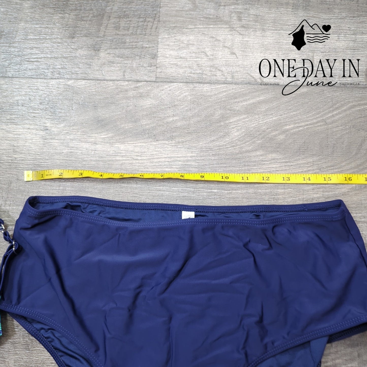 Yonique Tropical Blouson Tankini Swimsuit Size XXL