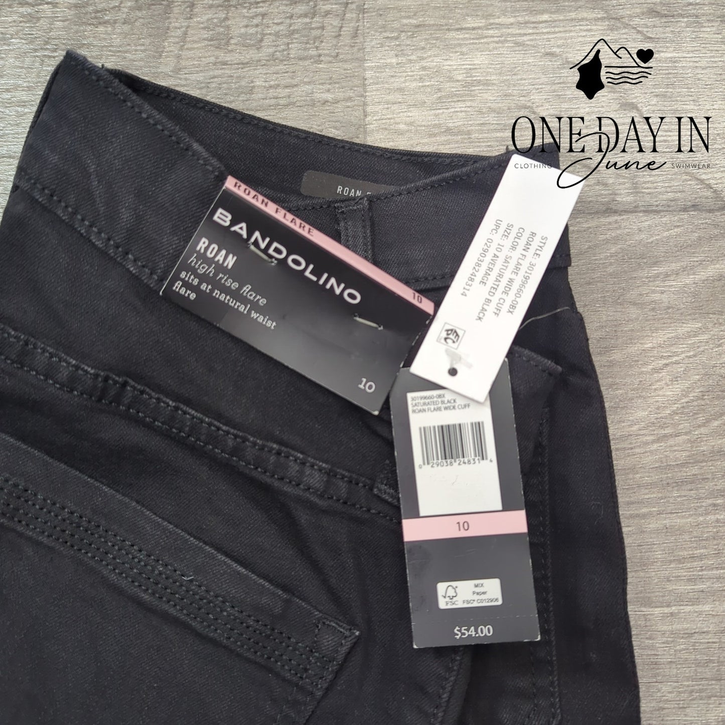 Bandolino Roan High Rise Flare Jeans Size 10