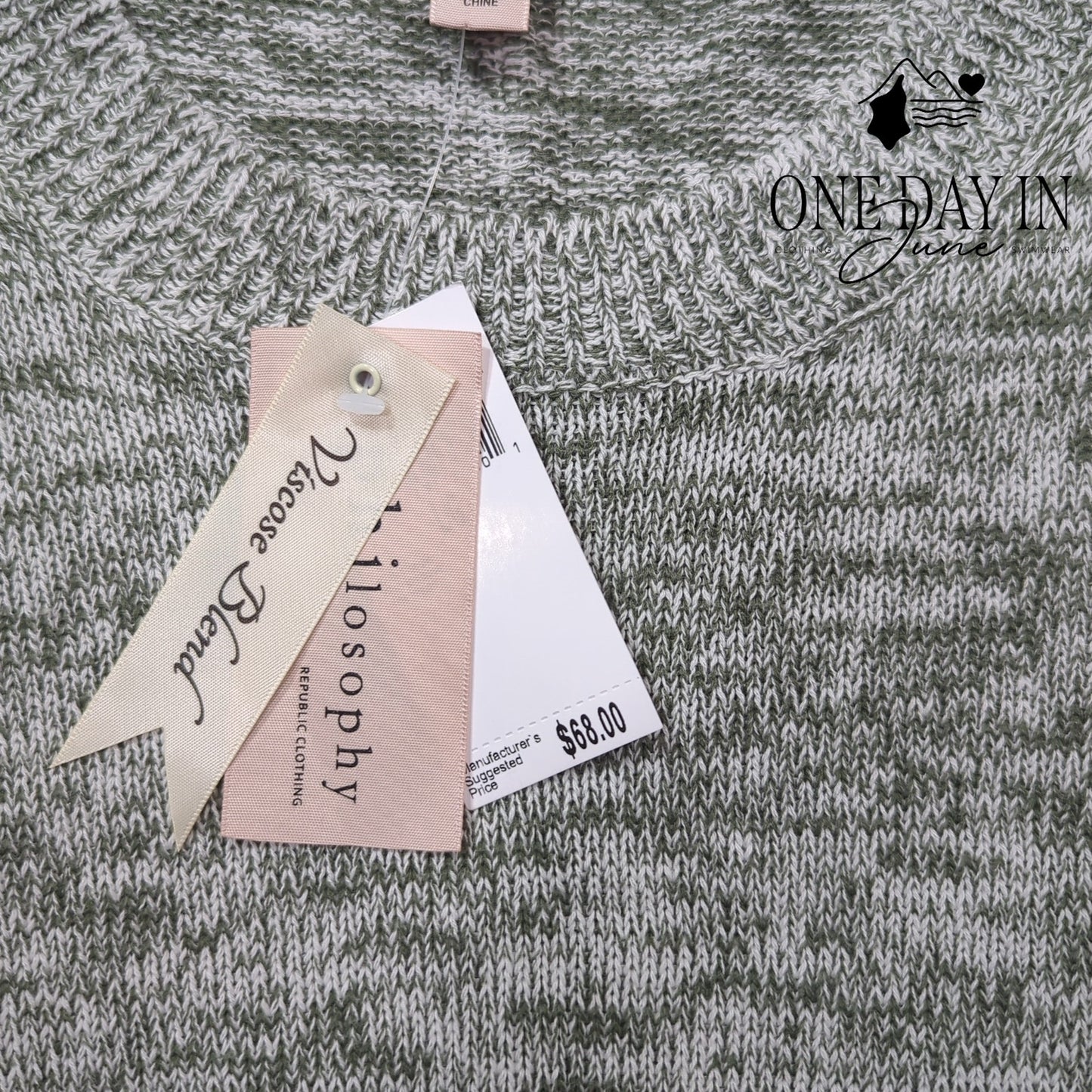 Philosophy Cap Sleeve Sweater Size L