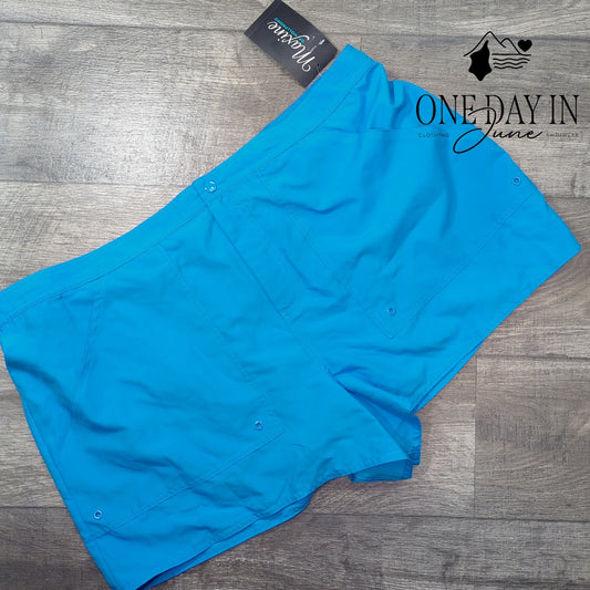 Maxine of Hollywood Plus Size Lined Swim Shorts Size 24W