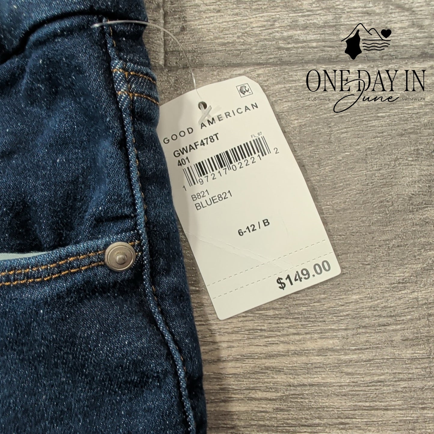Good American Good Waist Skinny High Rise Jeans Size 10 (6-12)