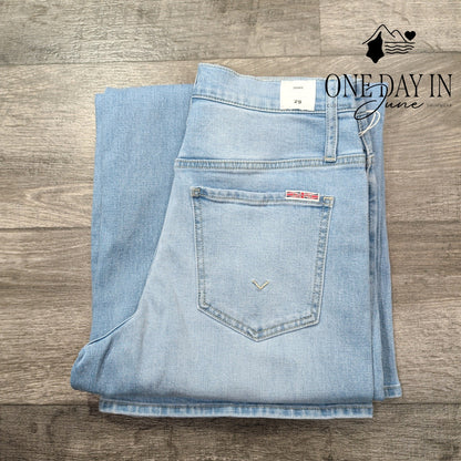 Hudson Jamie High Waist Wide Leg Jeans Light Wash NWT Size 8 (29)