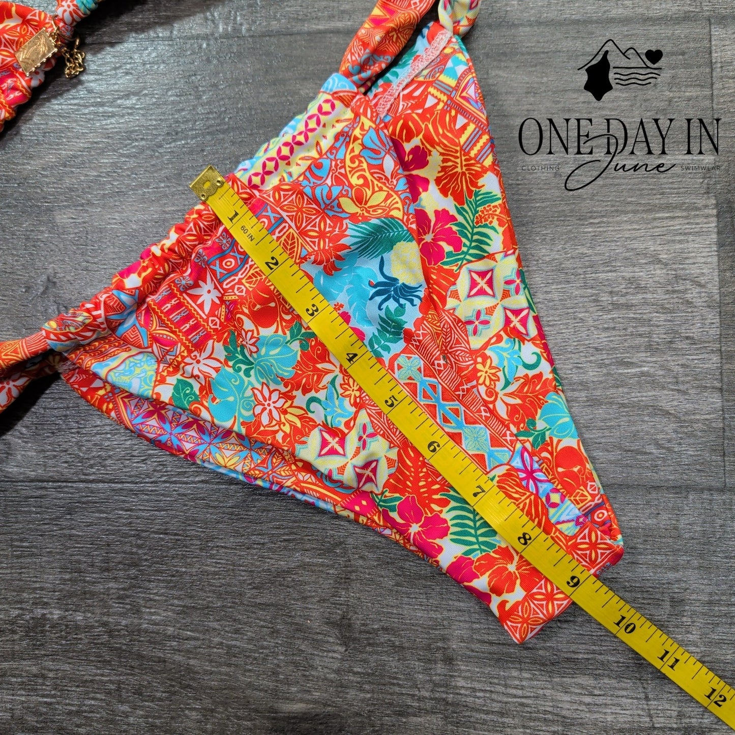 RoseSeek Adjustable Triangle Bikini Swimsuit Size S