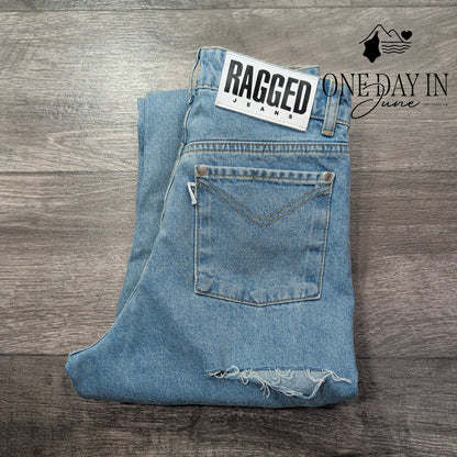 Ragged Jeans High Rise Straight Leg Jeans Light Wash NWT Size 2