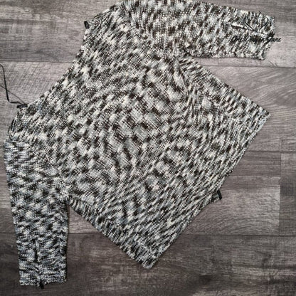 Tom Tailor Women's Knit 3/4 Sleeve Cardigan Sweater Size M