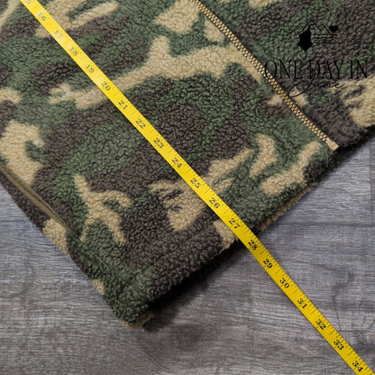 Weatherproof Vintage Sherpa Fleece Vest Camo Full Zip NWT Men's Size M