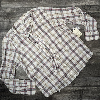 St. John's Bay Button Down Flannel Shirt Size XL