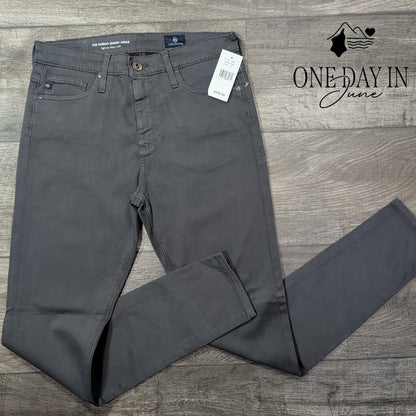AG Adriano Goldschmied Farrah High Rise Skinny Ankle Jeans Gray NWT Size 4 (27)