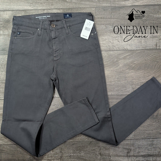 AG Adriano Goldschmied Farrah High Rise Skinny Ankle Jeans Gray NWT Size 4 (27)