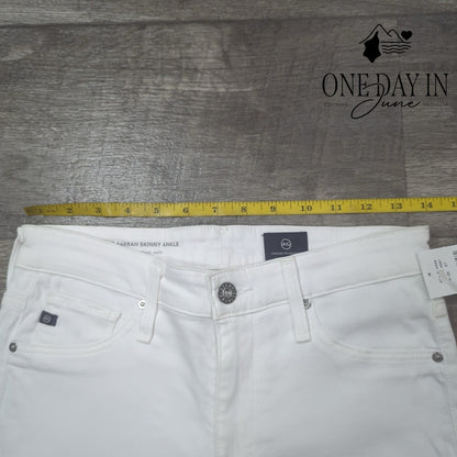 AG Adriano Goldschmied The Farrah Skinny Ankle Jeans Size 27 (4)