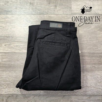AG Adriano Goldschmied The Layla Cropped Flare Trouser Pants Black NWT Size 4