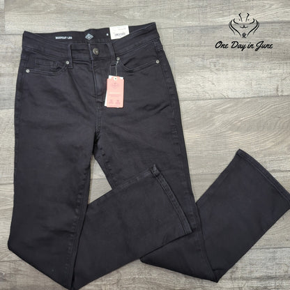 St. John's Bay Mid Rise Bootcut Leg Jeans Size 8