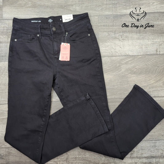 St. John's Bay Mid Rise Bootcut Leg Jeans Size 8
