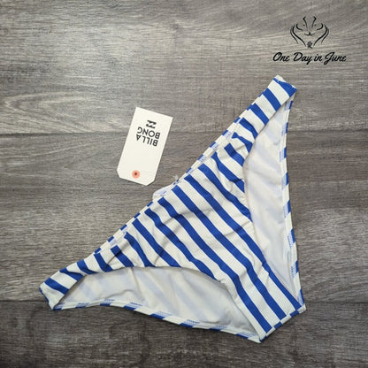 Billabong Blue By U Tropic Striped Bikini Bottom Size L