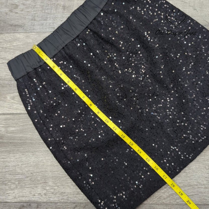 Loft Comfort Waist Sequin Skirt Size XS