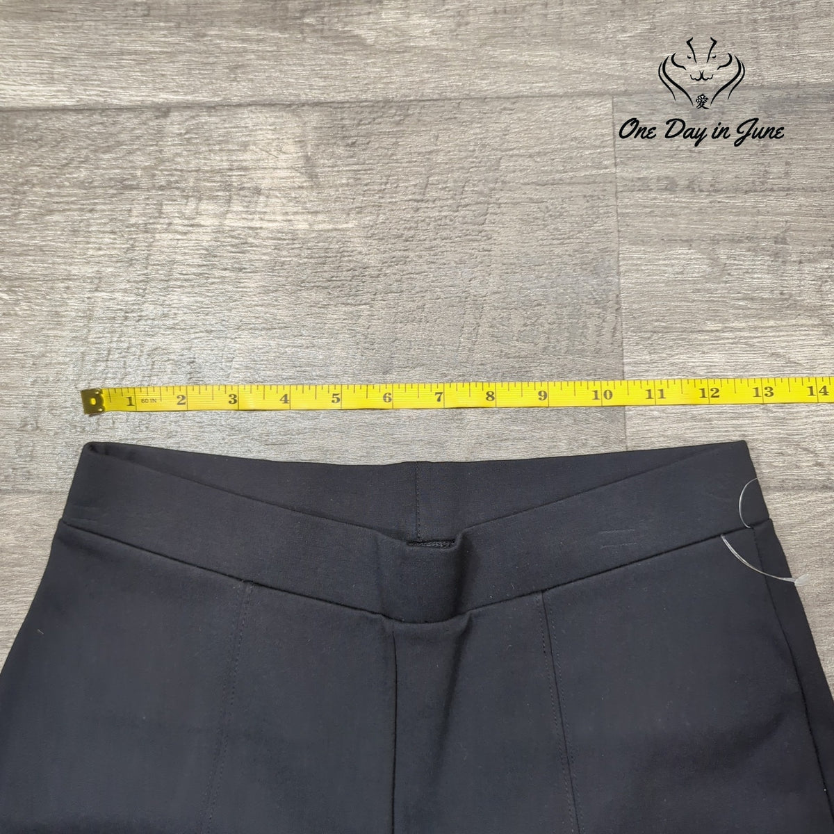 Nordstrom High Waist Skinny Ankle Ponte Pants Black Pull On Size S