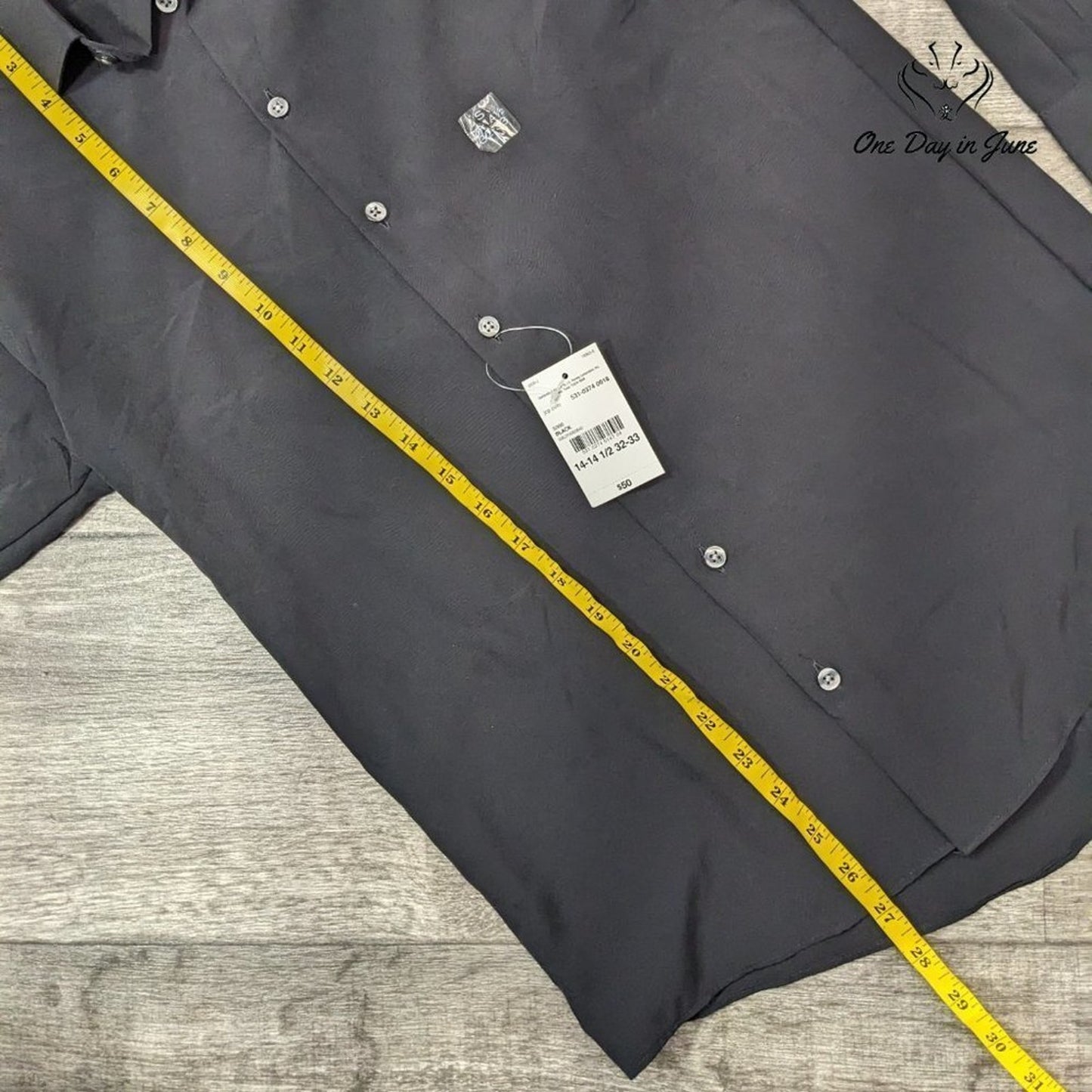 J. Ferrar Slim Stretch Button Down Shirt Size S 14-14.5