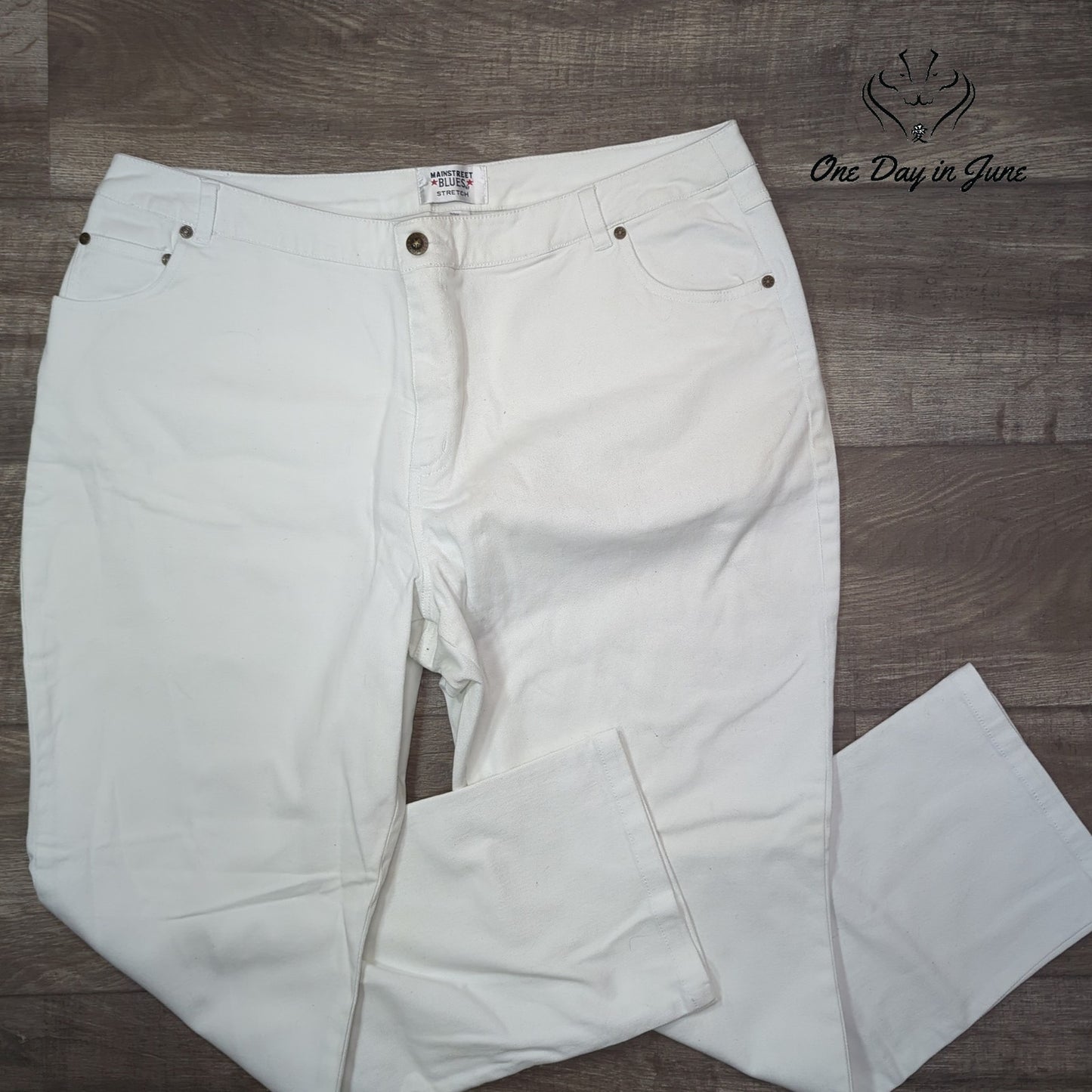 Mainstreet Blues Plus Size Straight Leg Jeans Size 20W