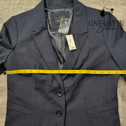 The Limited Collection 2 Button Blazer Navy Blue Tailored Career NWT Size 6