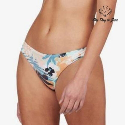 Roxy PT Beach Classics Mini Bikini Bottom Zeta Blossom Floral NWT $35 Size XL