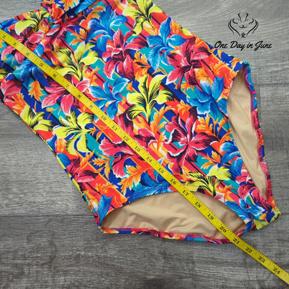 J. Crew Bandeau One Piece Swimsuit Sunset Floral NWT $125 B8614 Size 2