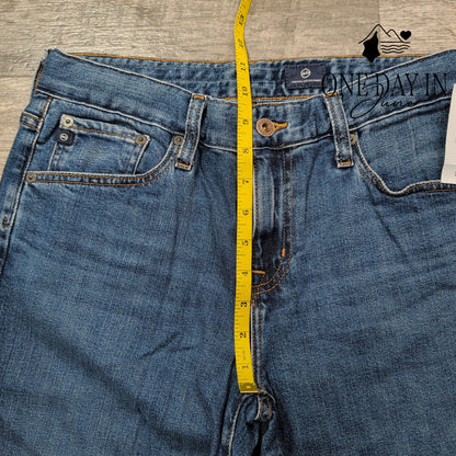AG Adriano Goldschmied Straight Crop Jeans Medium Wash NWT $215 Size 4 (27)