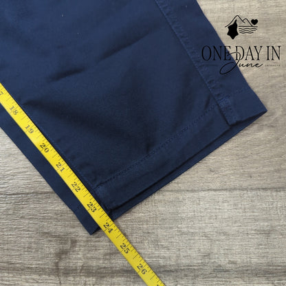 AG Adriano Goldschmied Wide Leg Crop Pants Navy Blue NWT $215 Size 27 (4)