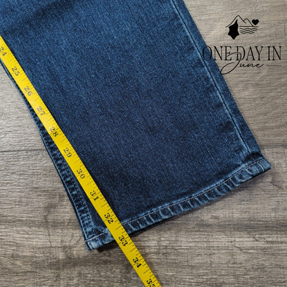 7 For All Mankind Slimmy Slim Straight Leg Jeans Blue NWT Size 36X33