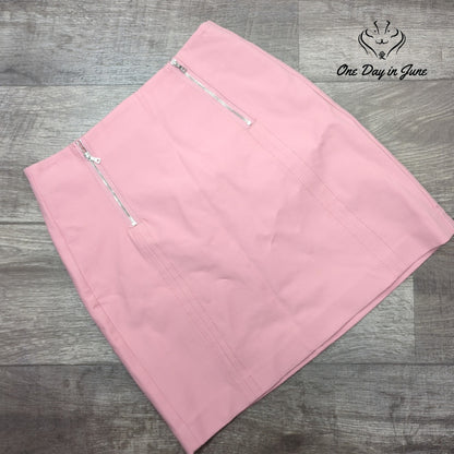 Loft Zipper Accent Mini Skirt Size 0