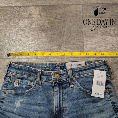 AG Adriano Goldschmied The Sophia High Rise Skinny Jeans Blue NWT Size 4 (27)