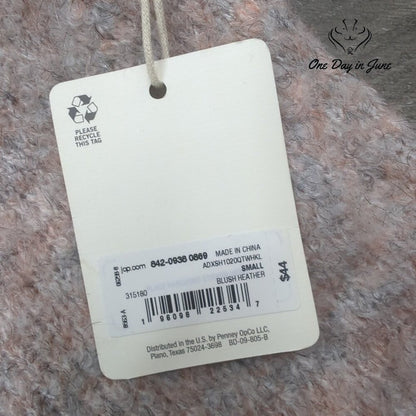 a.n.a Blush Heather Pull over Long Sleeve Sweater Size S