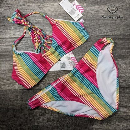 Raisins Braided Racerback Bikini Swimsuit Size XL