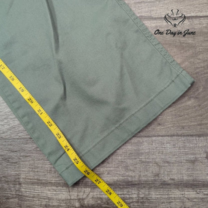 Nine West Chino Wide Leg Crop Pants Agave Green High Rise NWT Size 6