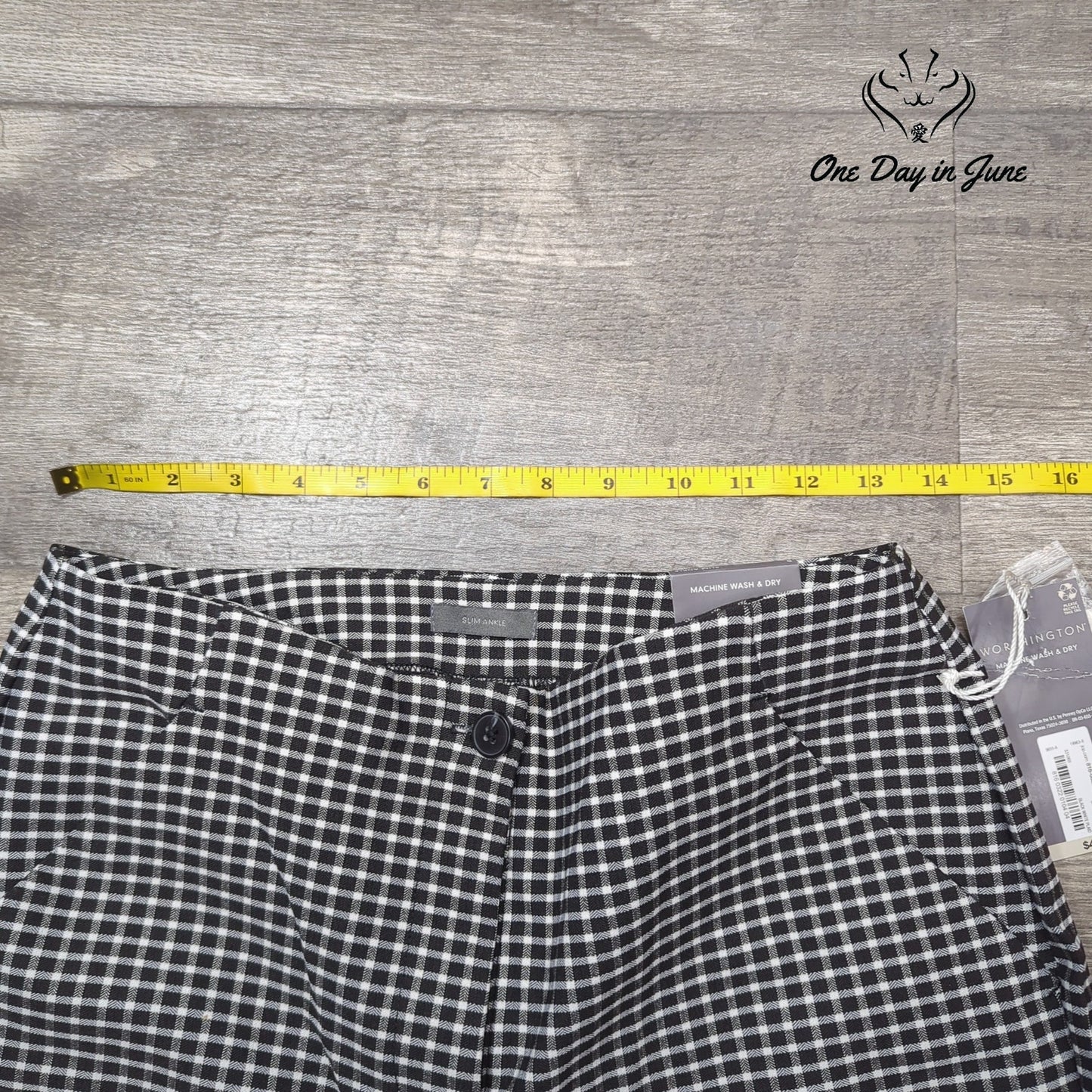 Worthington High Rise Slim Ankle Pants Size 6