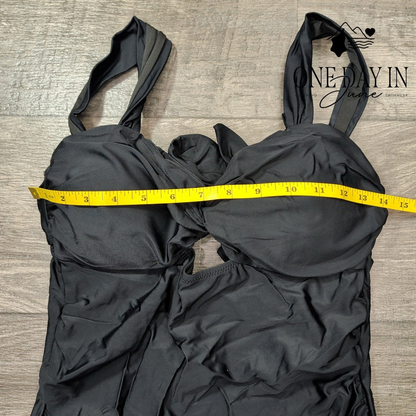 CiciBird Tie Back Keyhole One Piece Swimsuit Size L