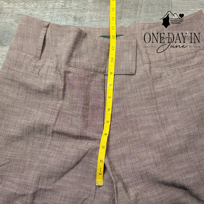 harve' benard Straight Leg Dress Pants Brown Taupe Career Trousers NWT Size 12