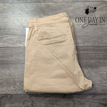AG Adriano Goldschmied The Caden Tailored Trouser Pants Beige NWT Size 4 (27)