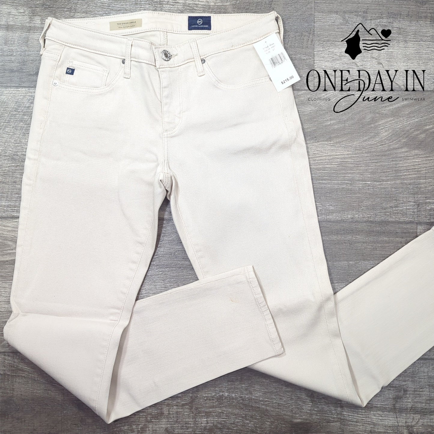 Adriano Goldschmied The Stevie Ankle Slim Straight Jeans Size 27 (4)