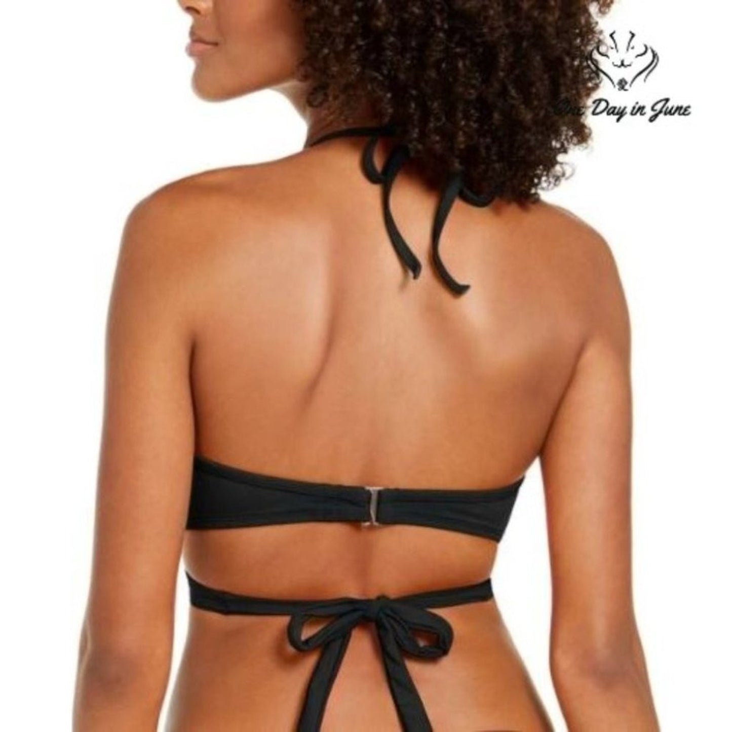 SunDazed Simone Halter Bikini Top Size 32D