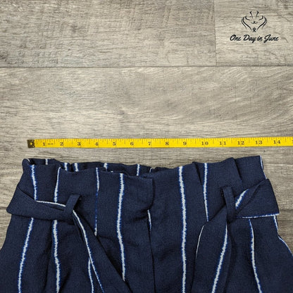 The Limited Navy Stripe May Fashion Shorts Size 4
