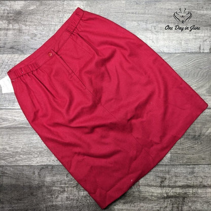 Norton McNaughton Prague Wool Mini Skirt Size 12