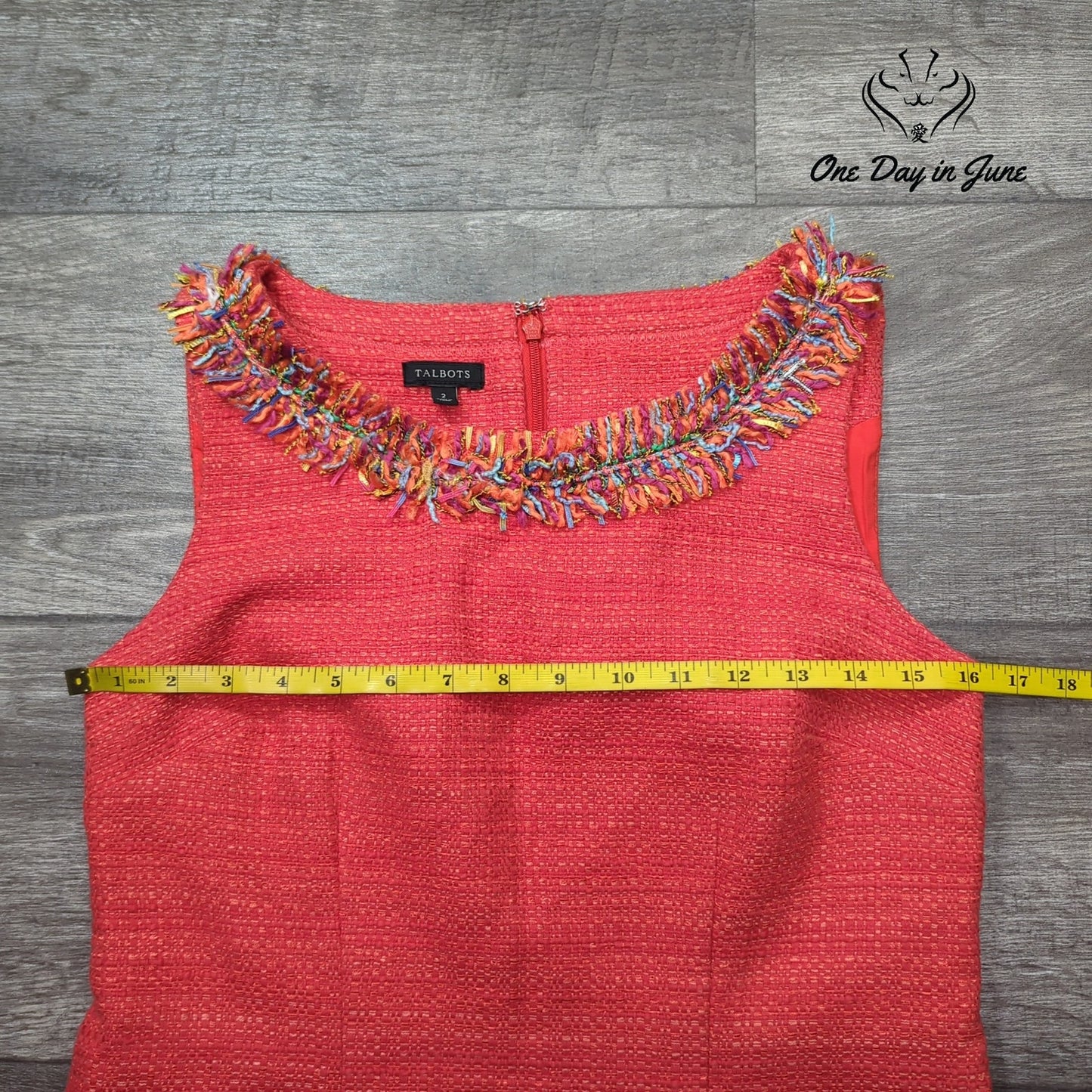 Talbots Sleeveless Mini Dress Size 2